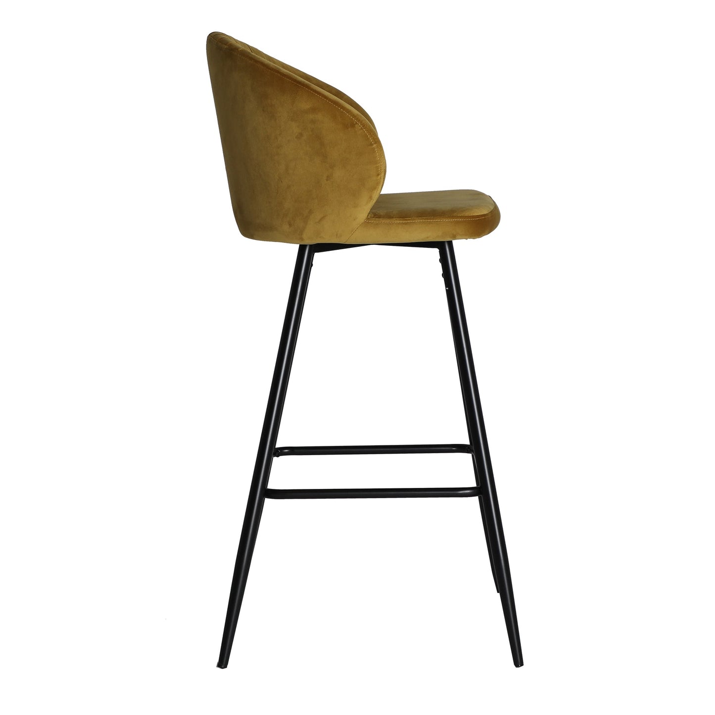 Algio Stool in Ochre Colour