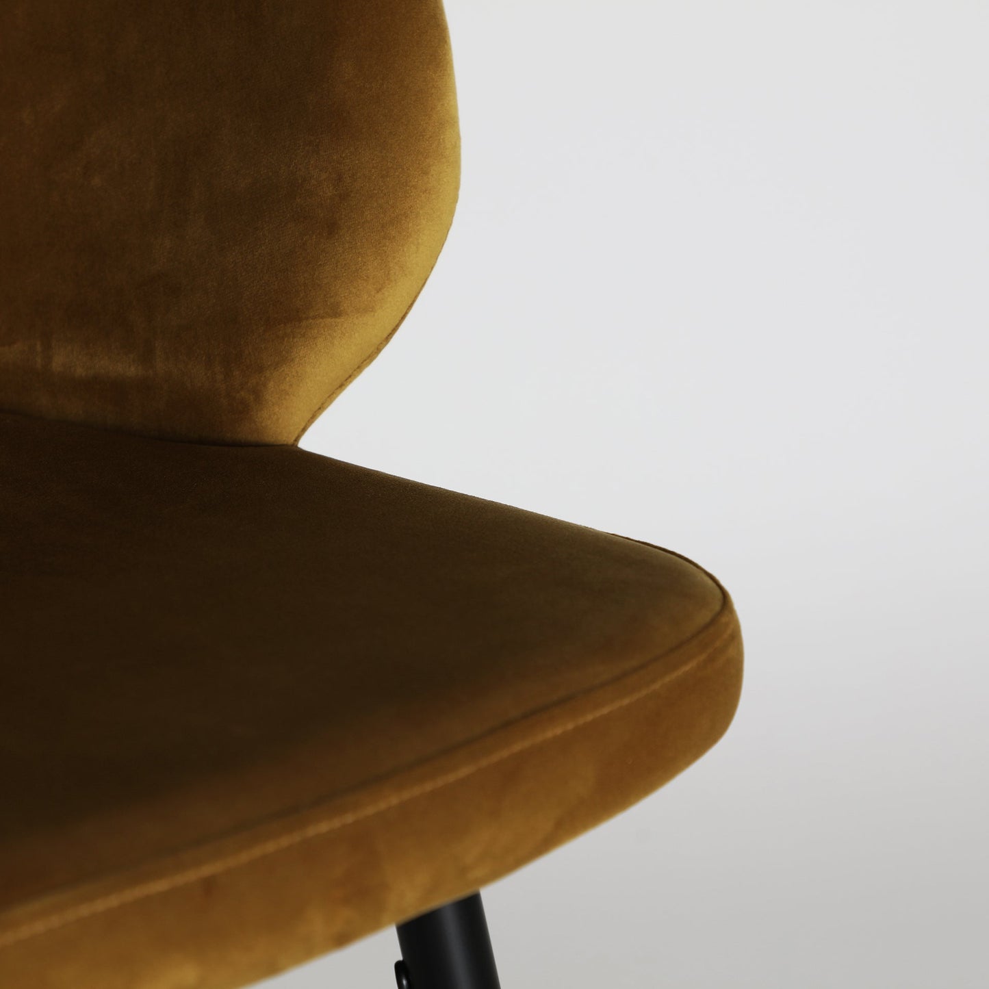 Algio Stool in Ochre Colour