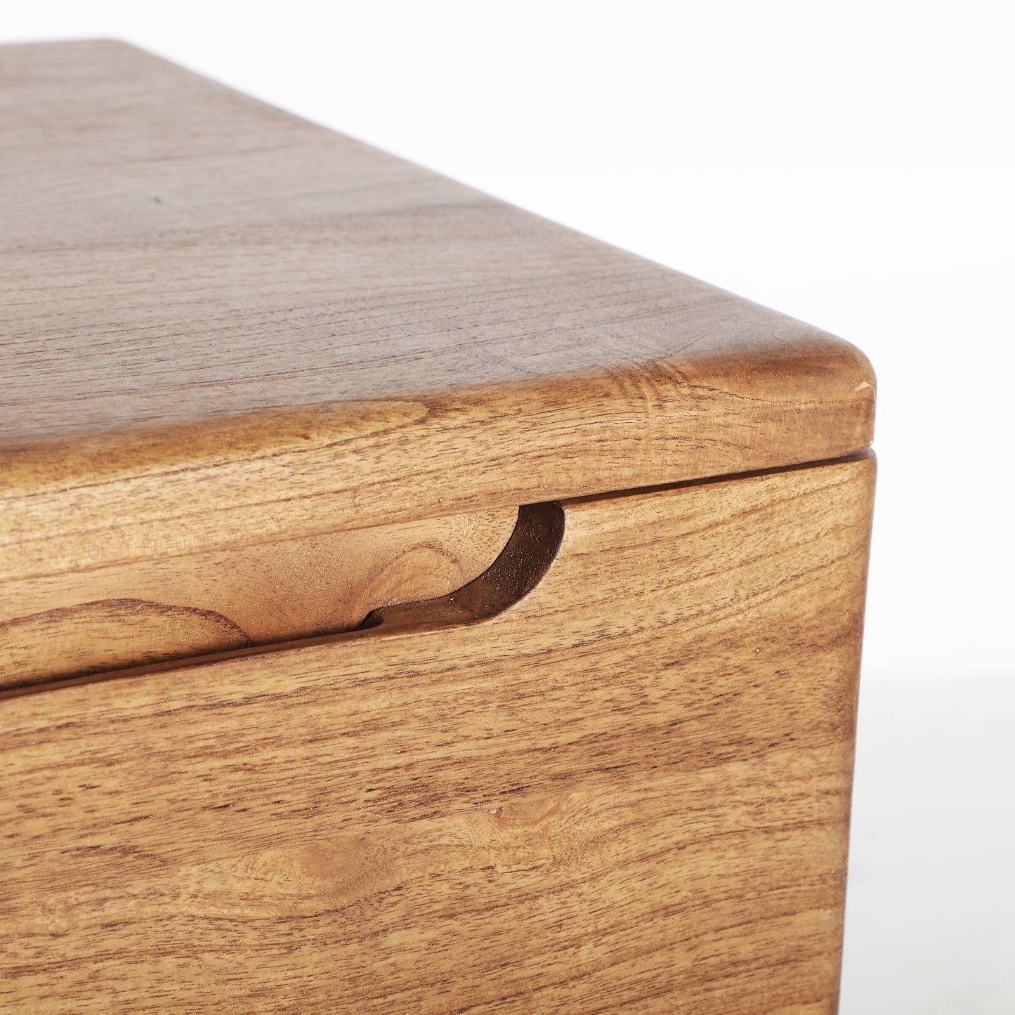 Mesita De Noche Slough en Color Marrón