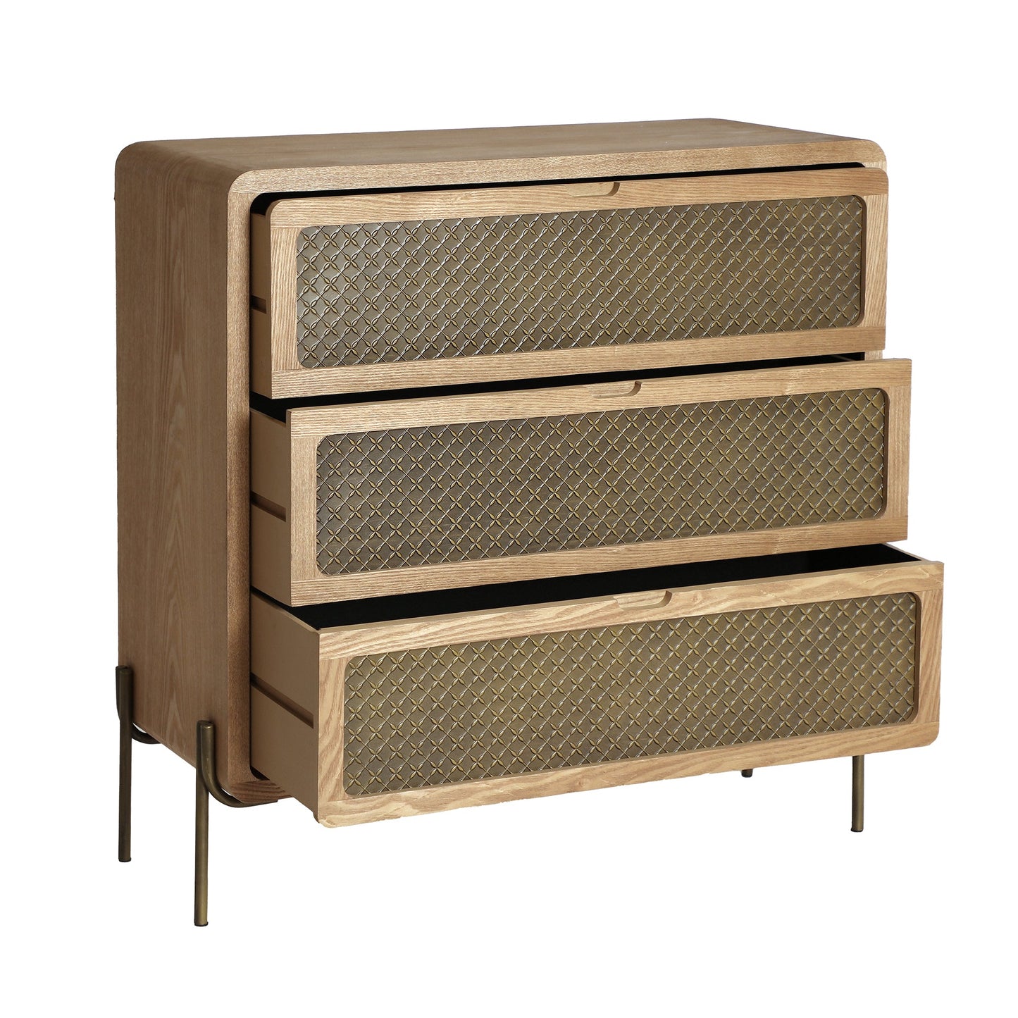 Nevoy Chest Of Drawers in Brown Colour