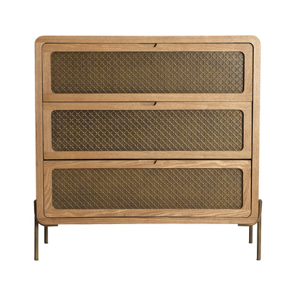 Nevoy Chest Of Drawers in Brown Colour