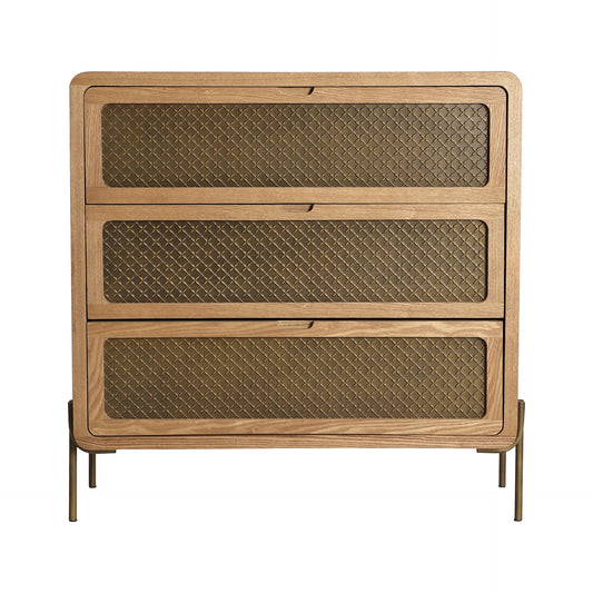 Nevoy Chest Of Drawers in Brown Colour