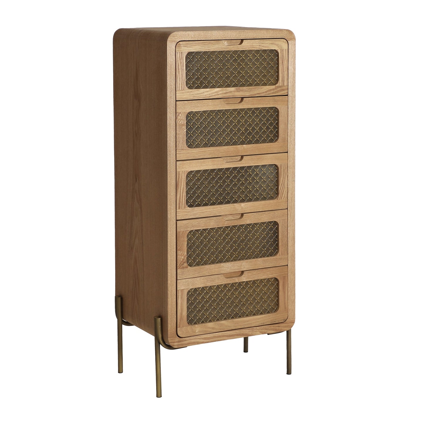 Nevoy Sinfonier Chest Of Drawers in Brown Colour