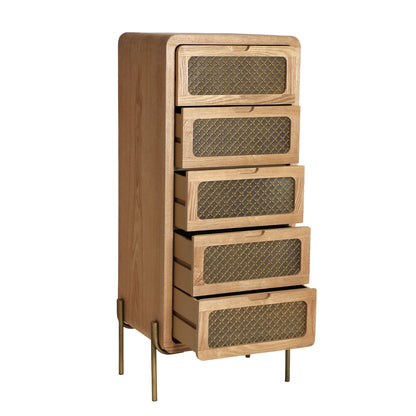 Nevoy Sinfonier Chest Of Drawers in Brown Colour