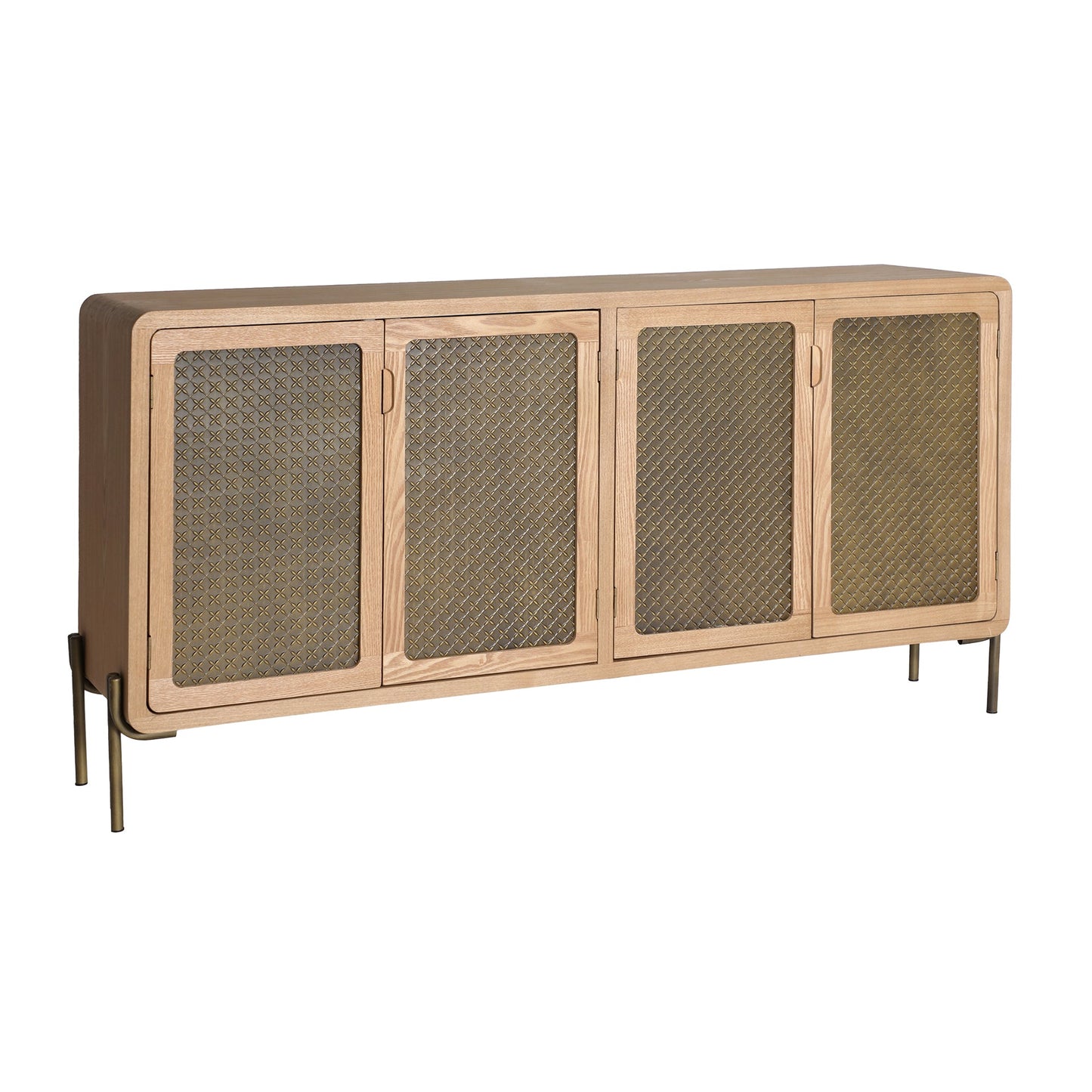 Nevoy Side Board in Brown Colour