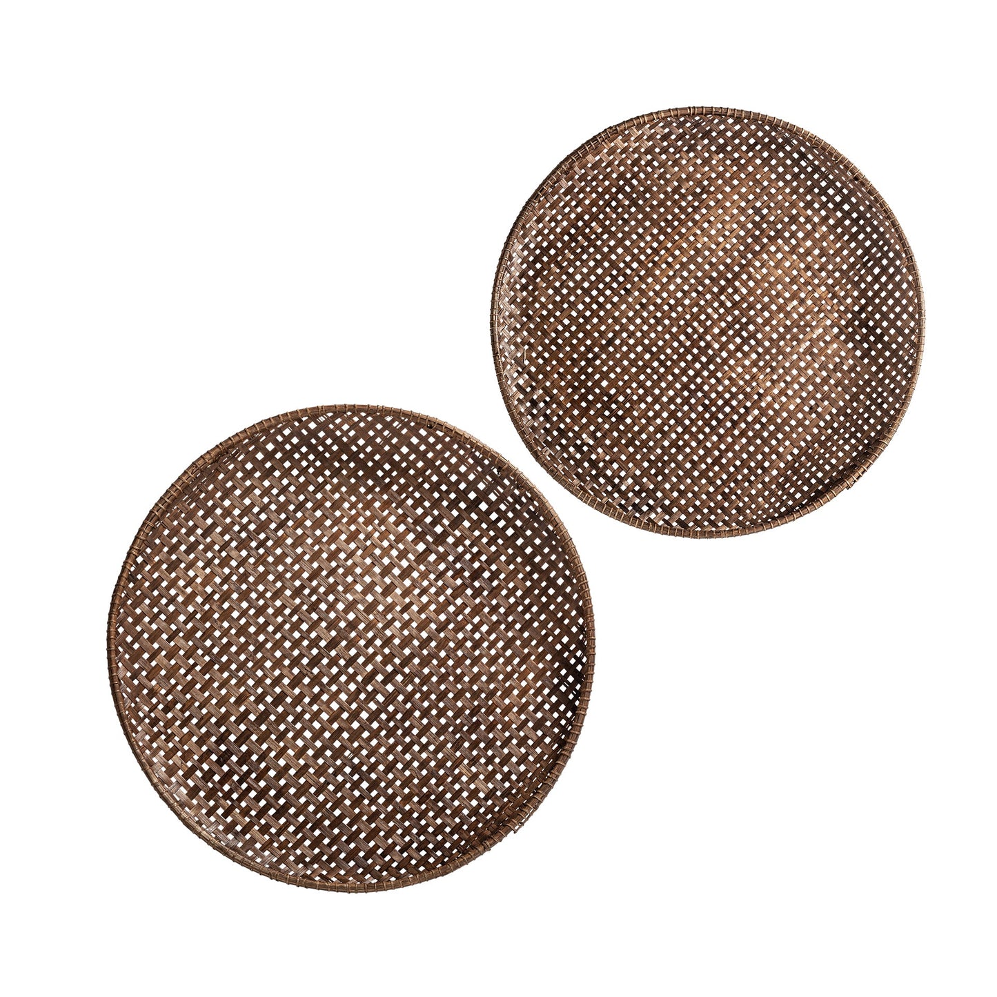 Decorative Dish (Set Of 2) in Brown Colour