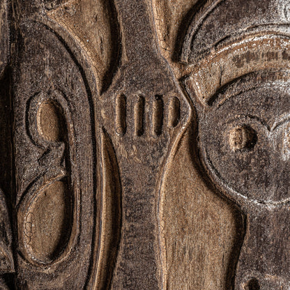 Floor Sculpture in Brown Colour