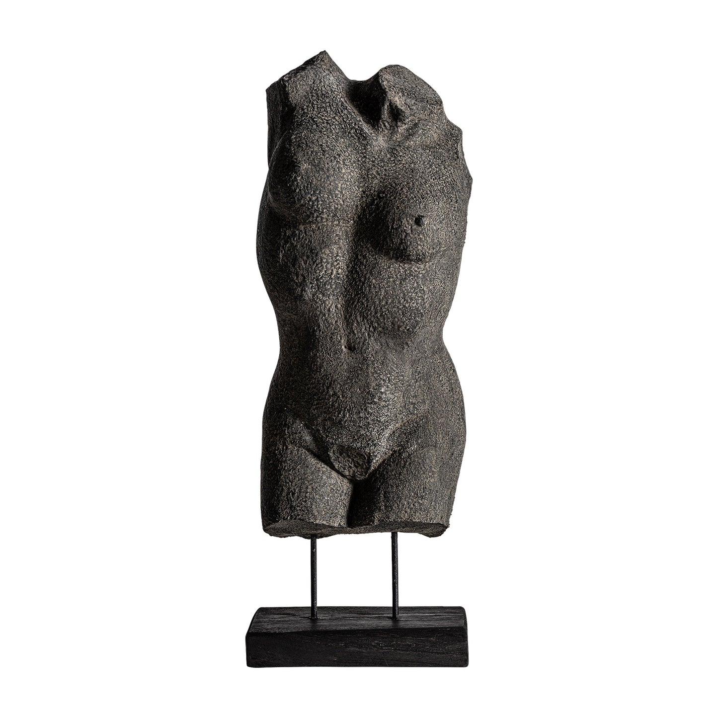 Gabriela Decorative Figure in Grey/Black Colour