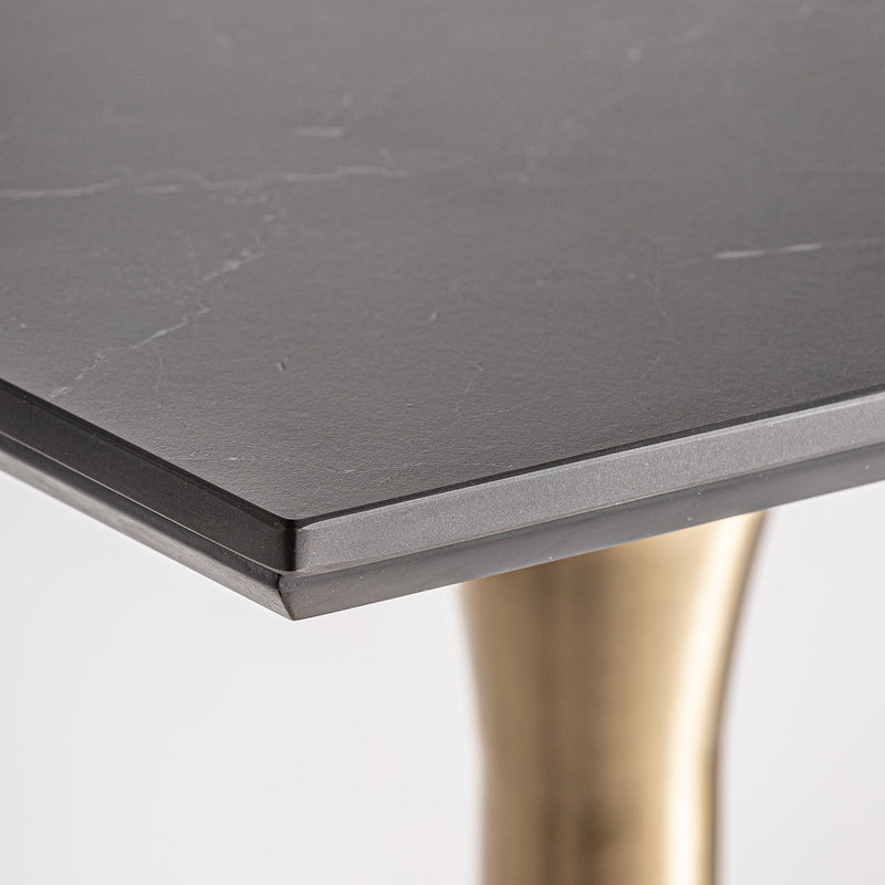 Bar Table in Black/Gold Colour