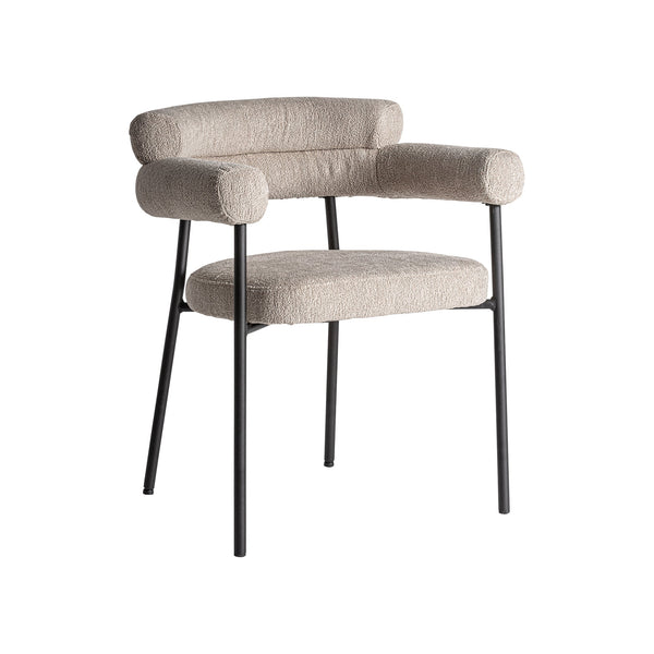 Armchair in Grey/Cream Colour