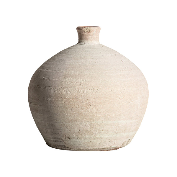 Kansara Amphora Vase in Cream Colour