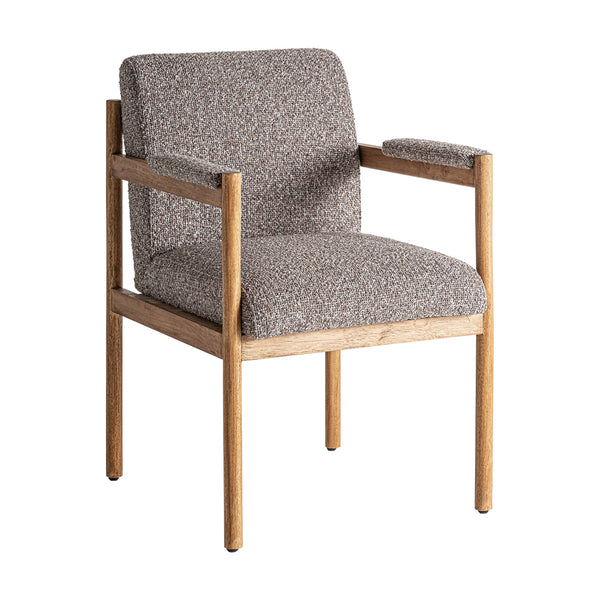Bezier Chair in Grey/Natural Colour