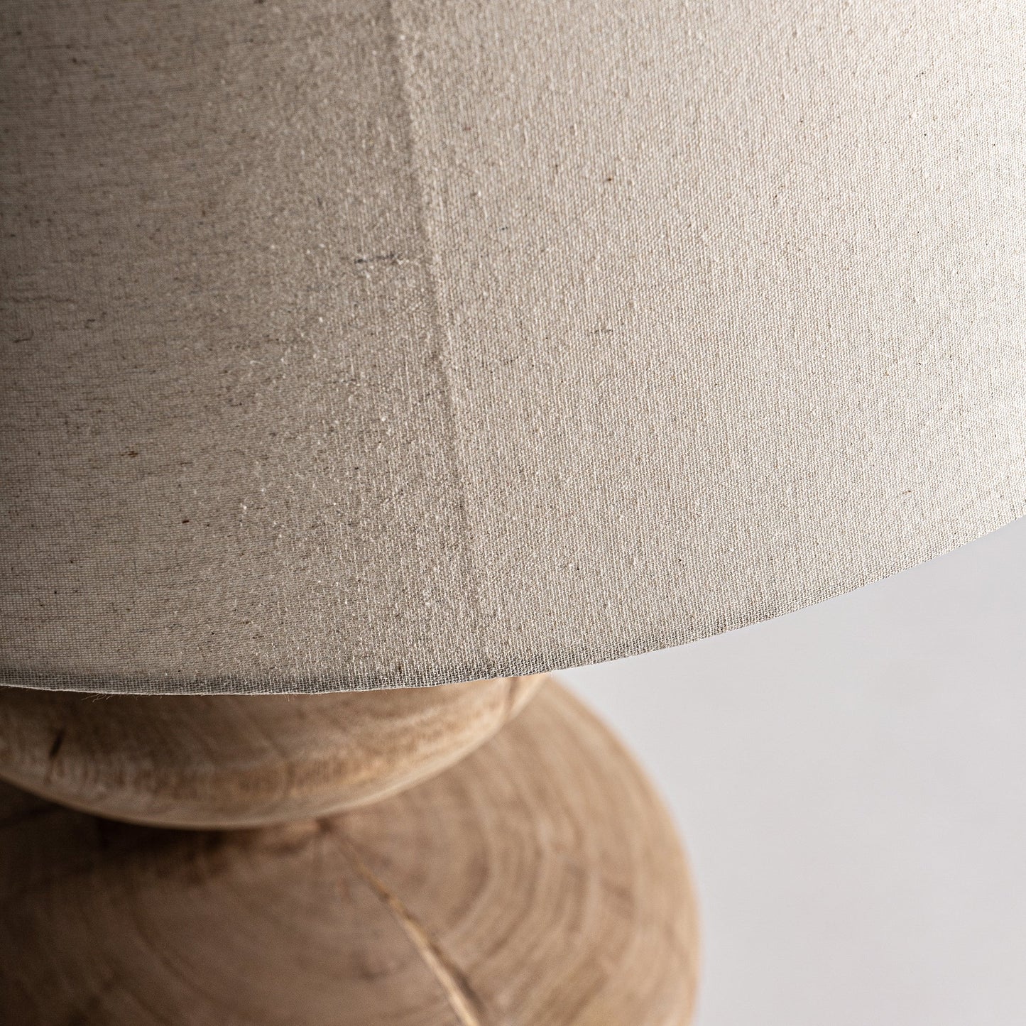 Table Lamp in White/Natural Colour