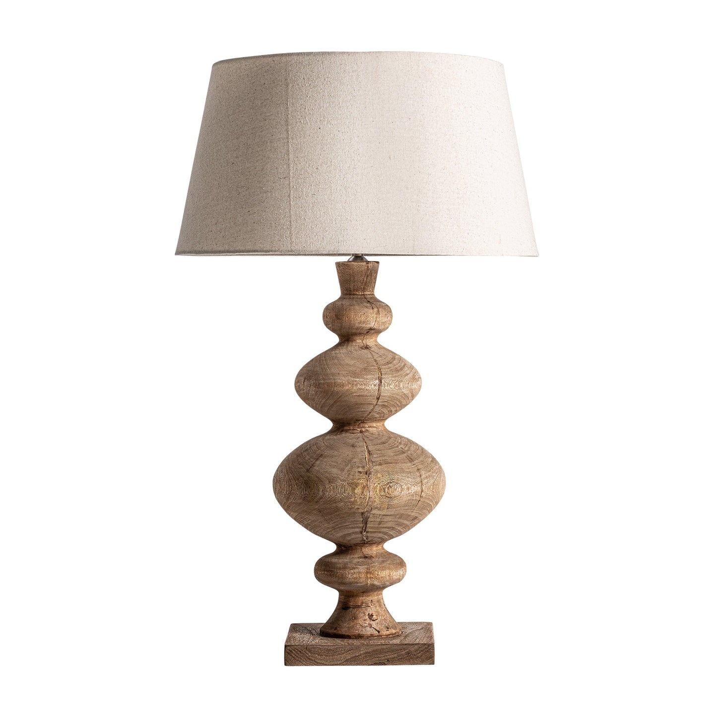 Table Lamp in White/Natural Colour