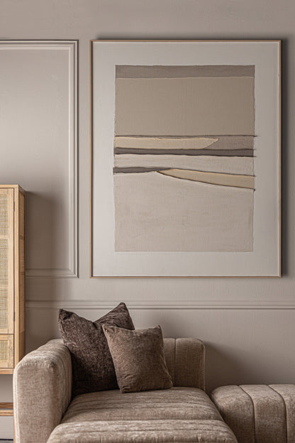 Valeria Wall Art in Beige Colour