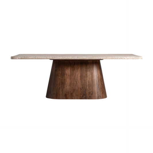 Sannum Dining Table in Brown Colour