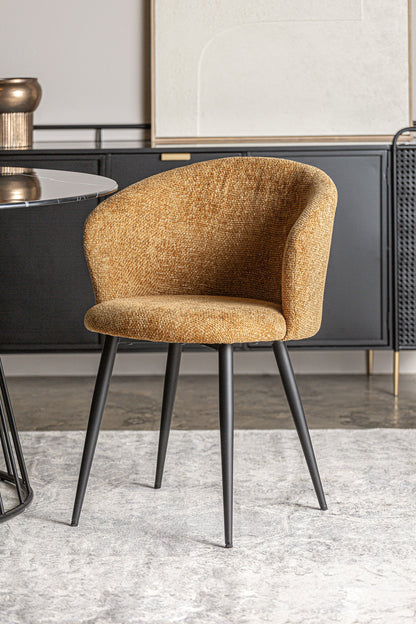 Limoux Chair in Ochre Colour