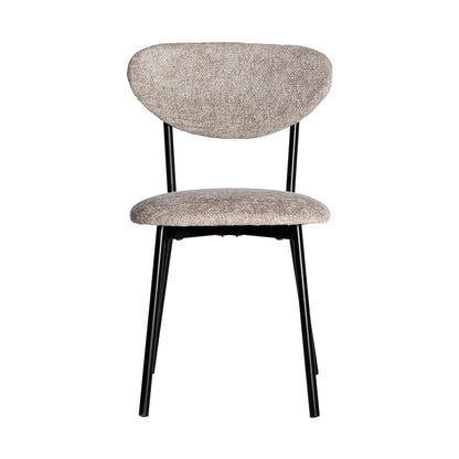 Fleury Chair in Grey/Black Colour