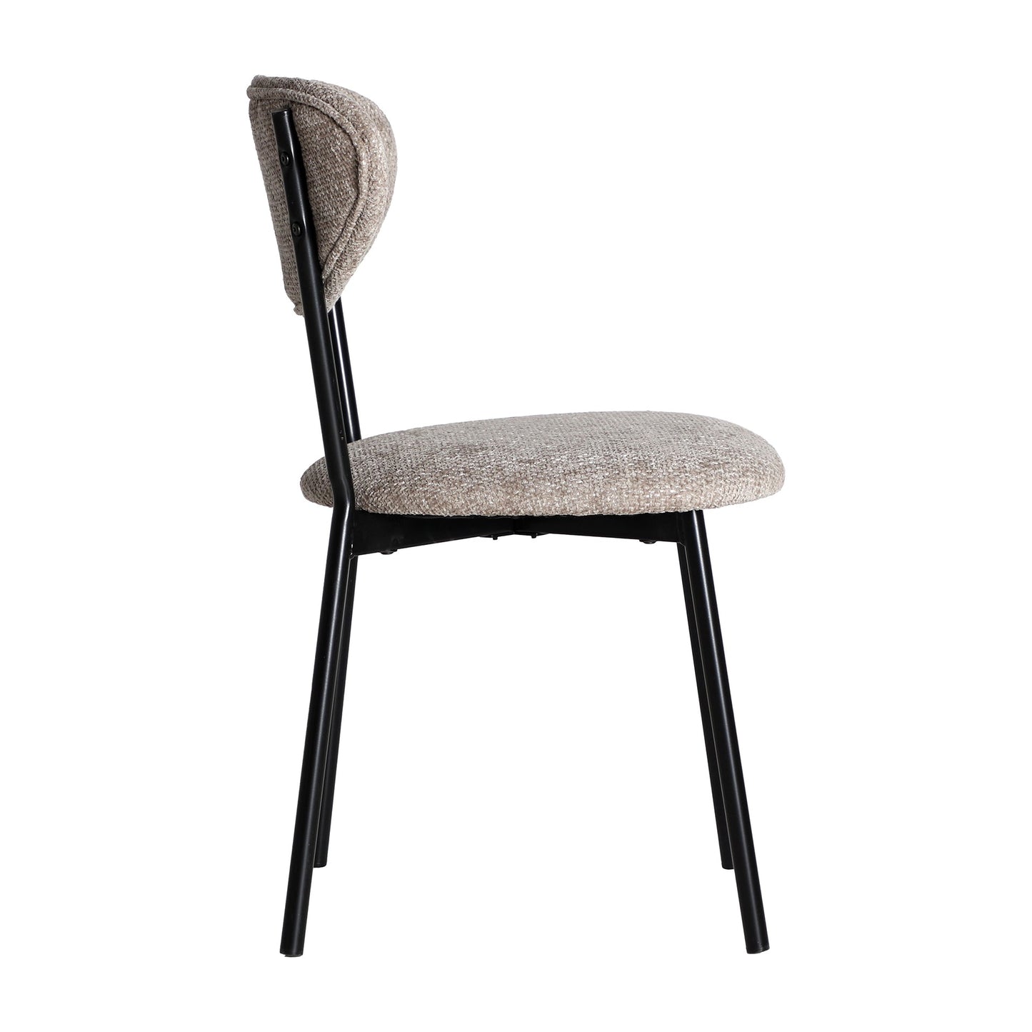 Fleury Chair in Grey/Black Colour