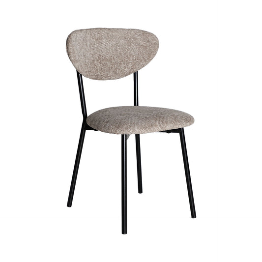 Fleury Chair in Grey/Black Colour