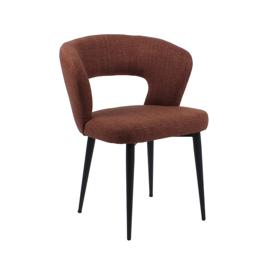 Flagnac Chair in Black/Brown Colour