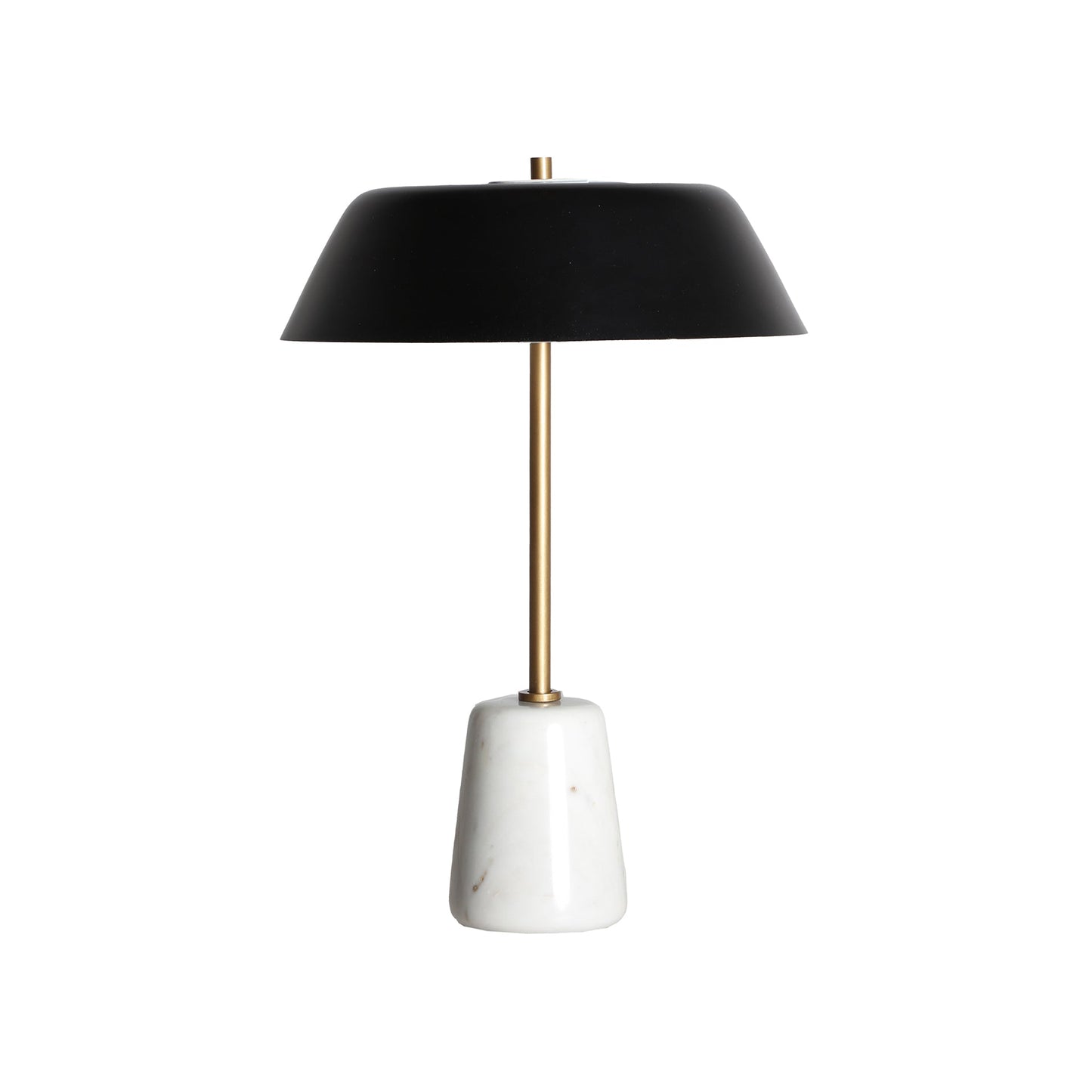 Akina Table Lamp in Black/White/Gols Colour