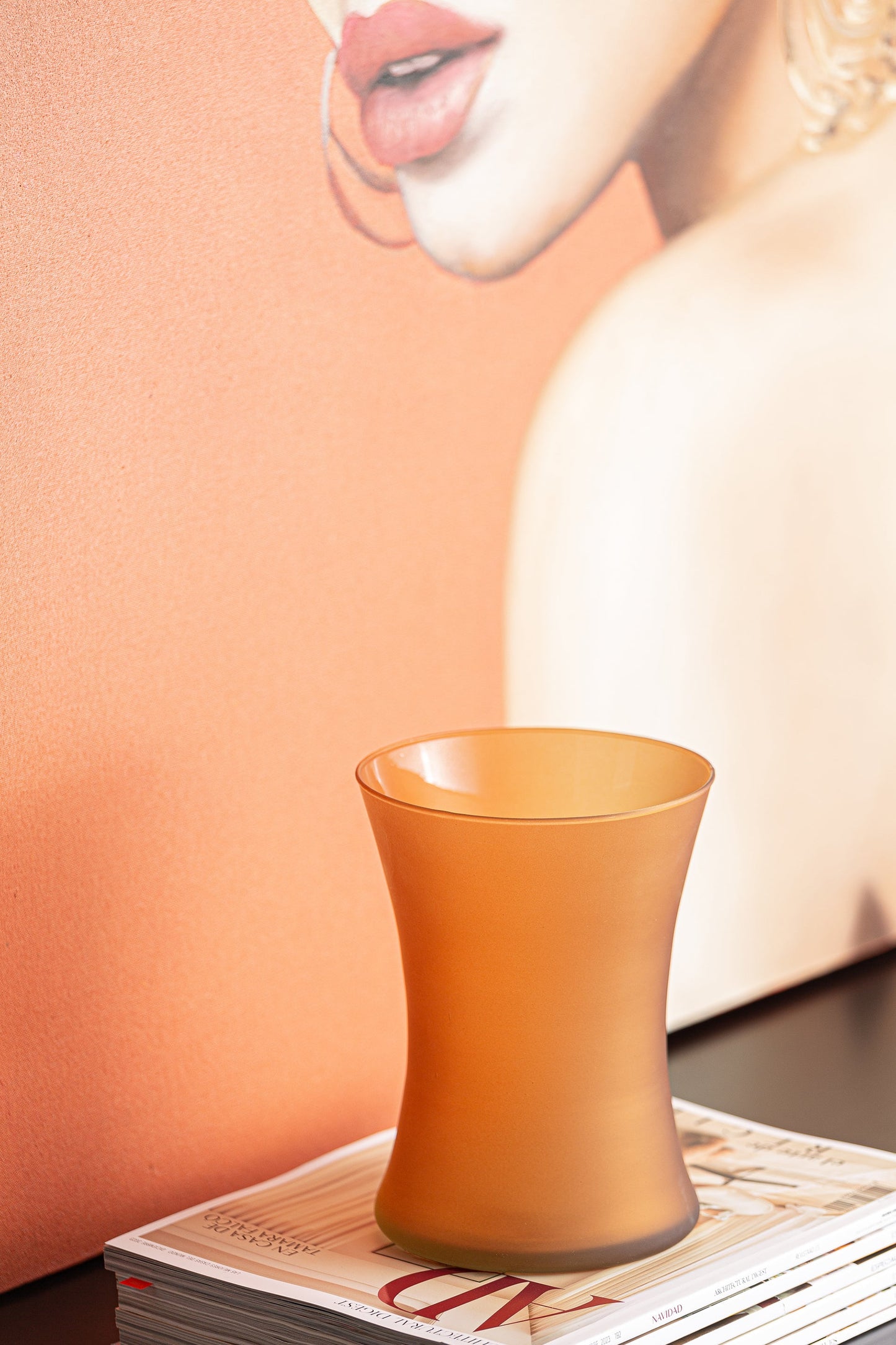 Elisea Vase in Orange Colour