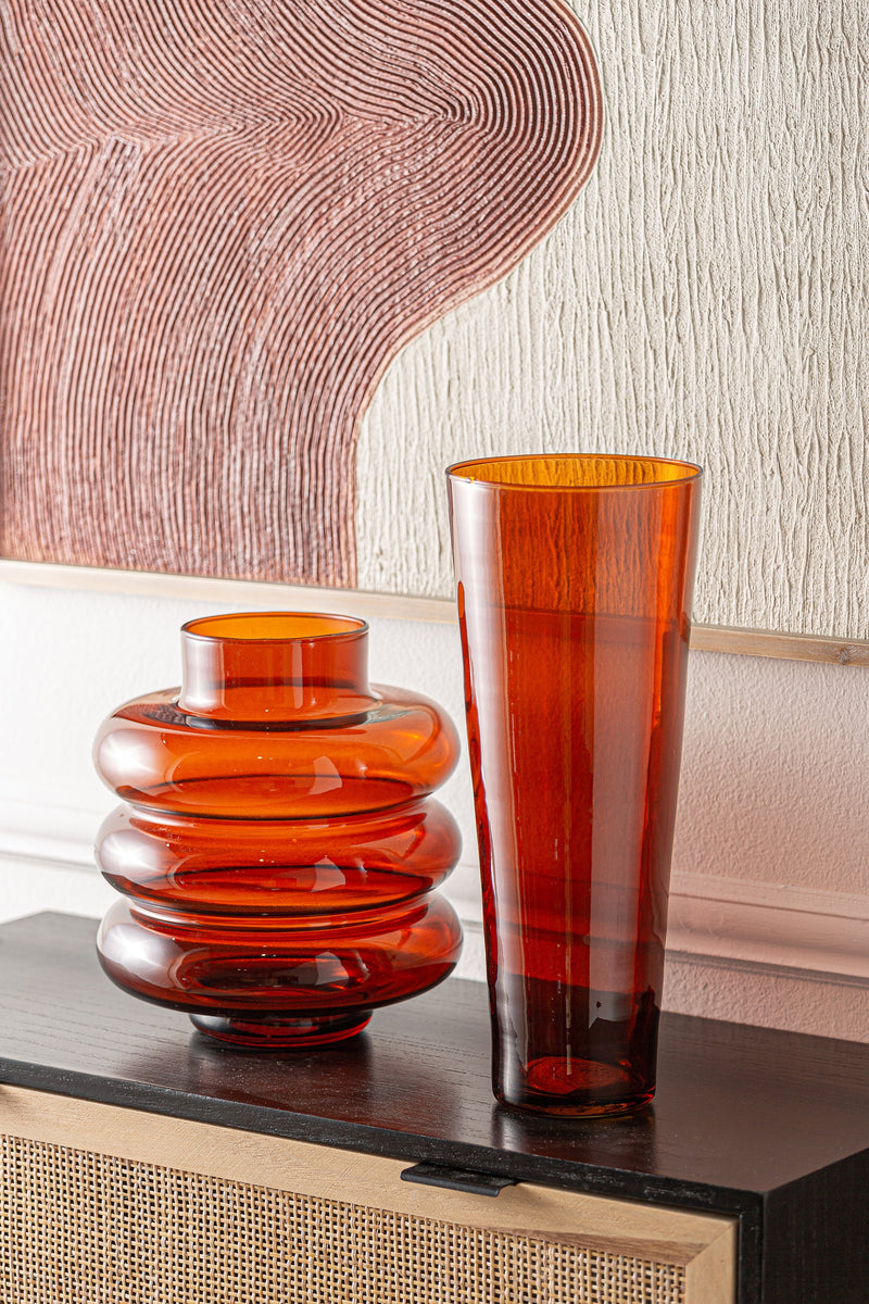 Kitha Vase in Orange Colour