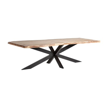 Viborg Dining Table in Black/Brown Colour