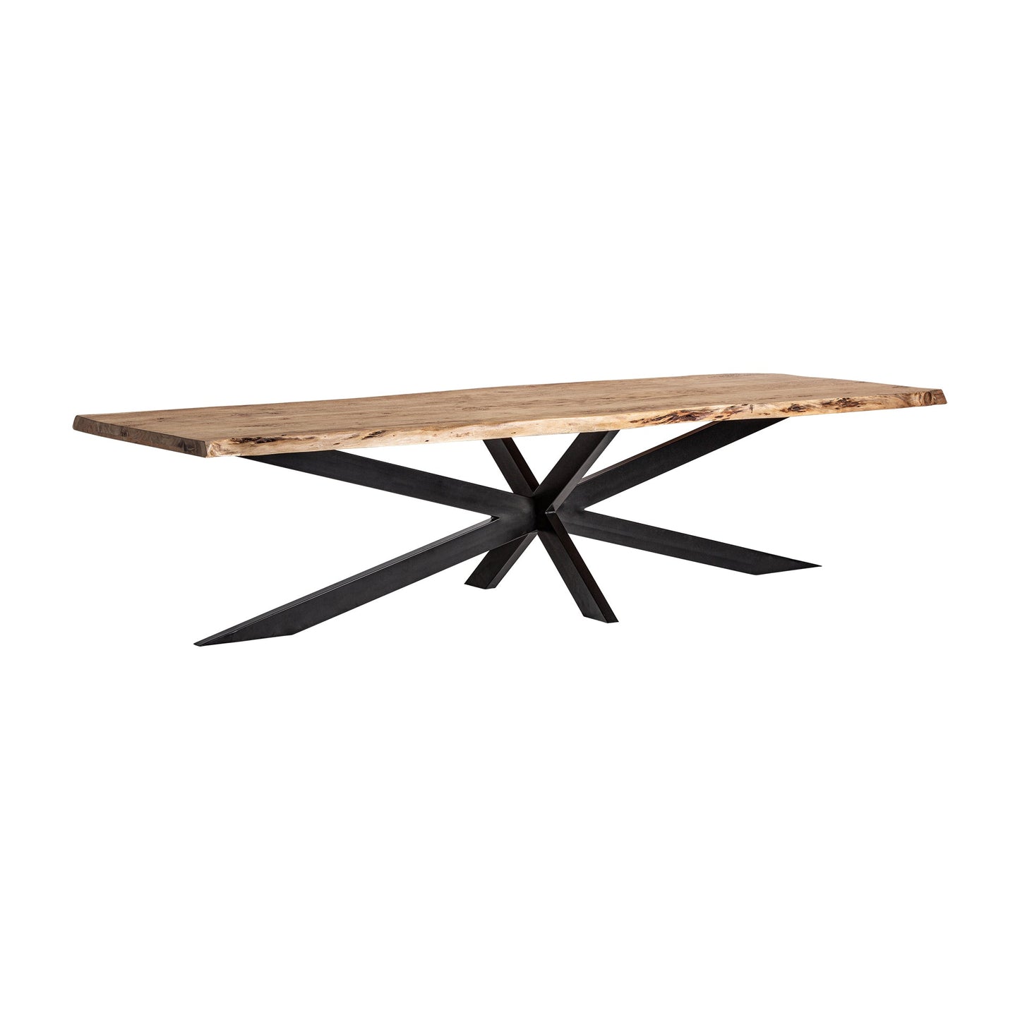 Viborg Dining Table in Black/Brown Colour