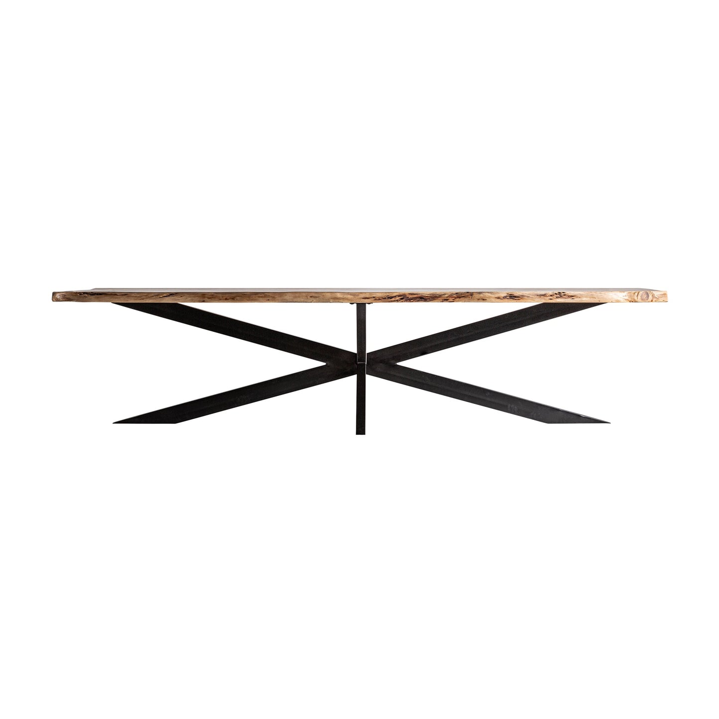 Viborg Dining Table in Black/Brown Colour