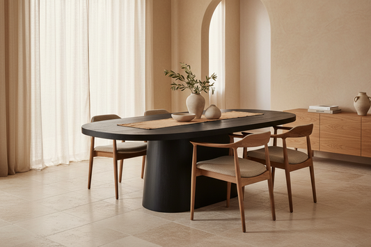 Nauen Dining Table - Black