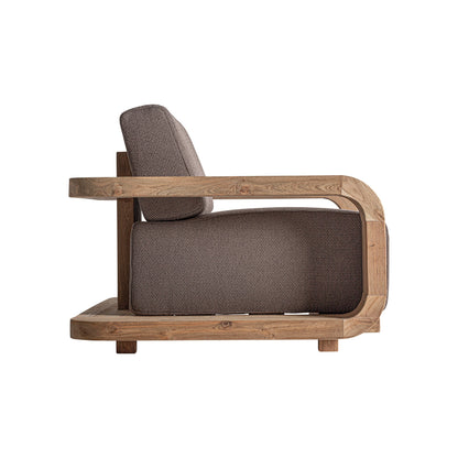 Corba Armchair in Brown Colour