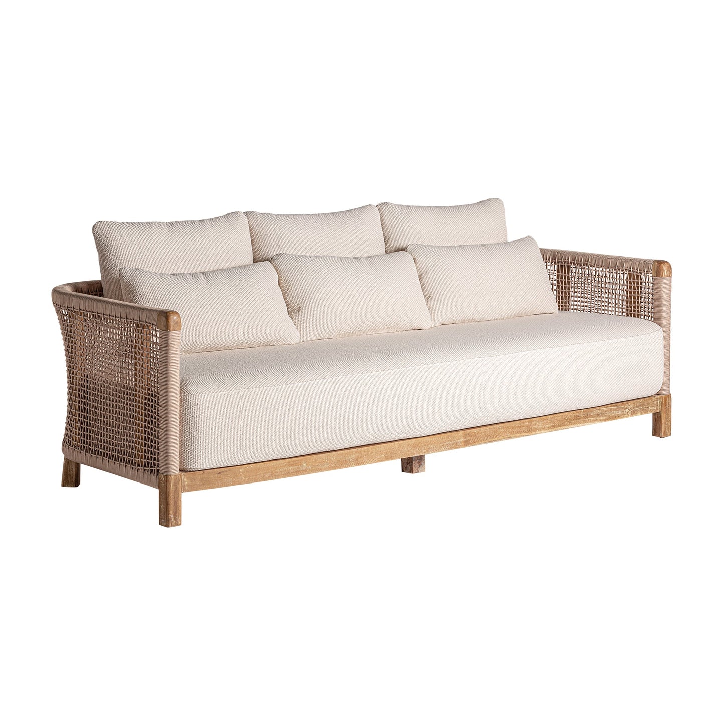 Trena Sofa in Brown/Beige Colour