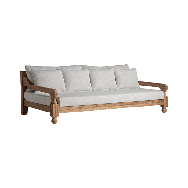 Jodphur Sofa in Brown/White Colour