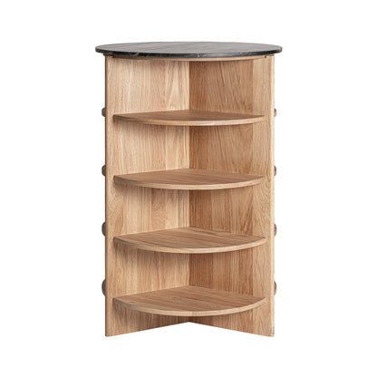 Nara Bookcase in Black/Brown Colour