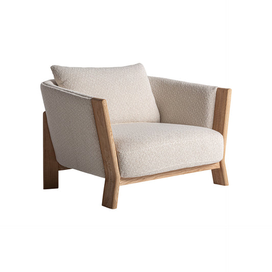 Nara Armchair in Brown/Beige Colour