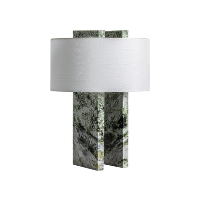 Table Lamp in Green/White Colour