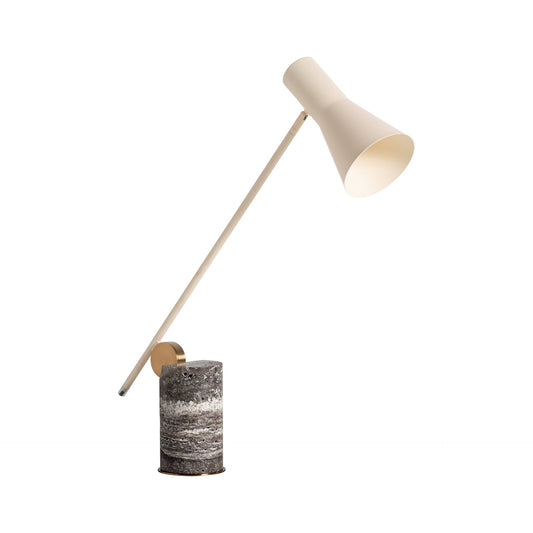 Table Lamp in Grey/Cream Colour