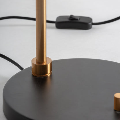 Table Lamp in Black/Gold Colour