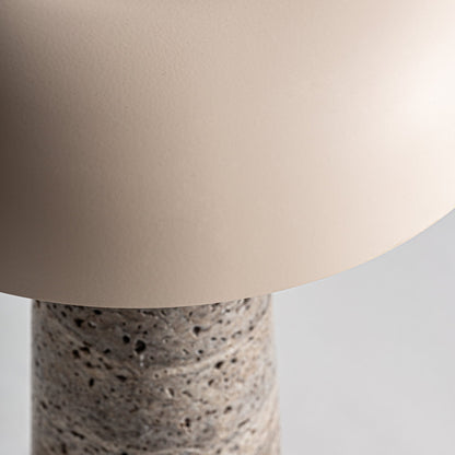 Table Lamp in Grey/Cream Colour