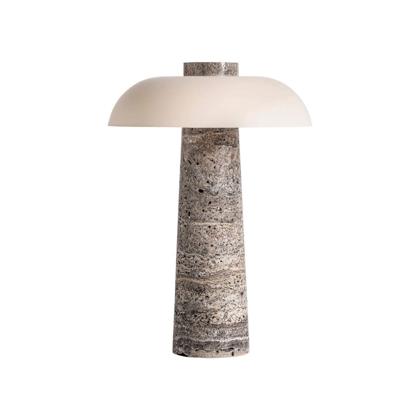 Table Lamp in Grey/Cream Colour