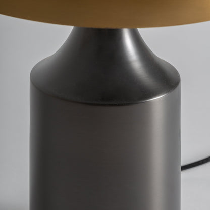 Table Lamp in Grey/Gold Colour