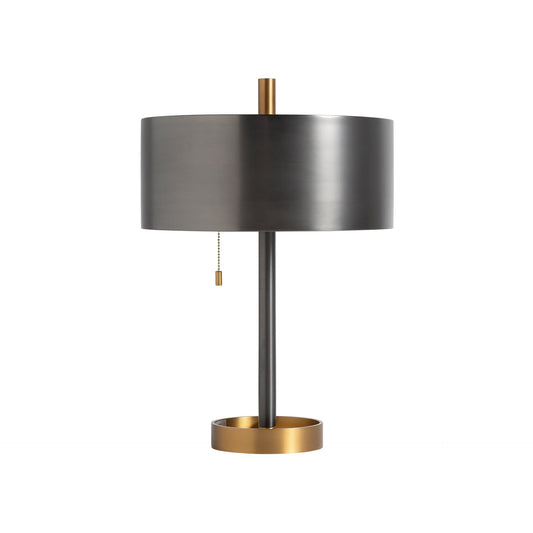 Table Lamp in Grey/Gold Colour