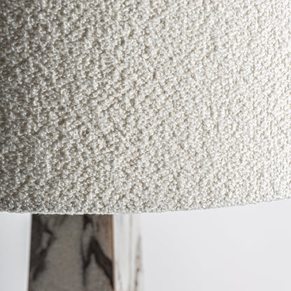 Lámpara De Sobremesa en Color Gris/Crema