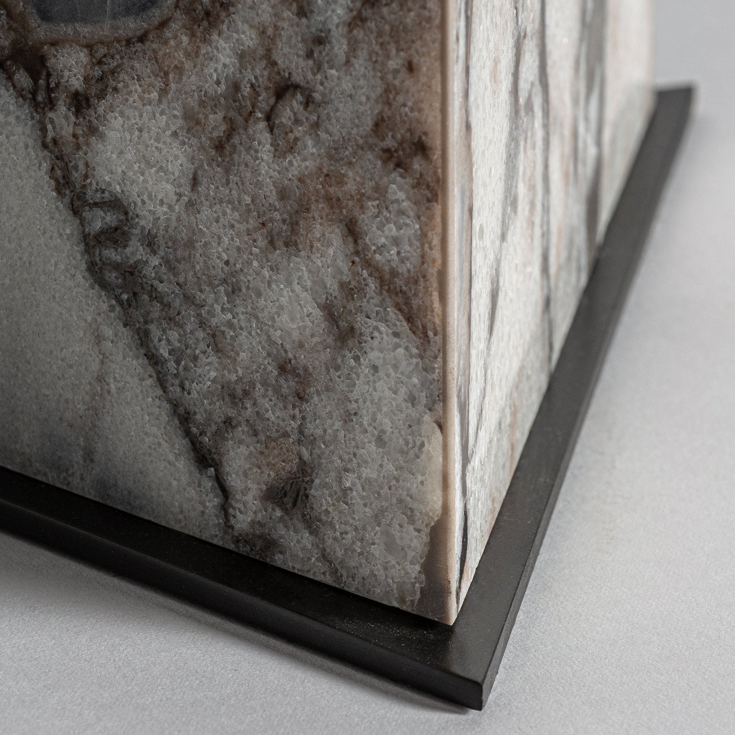 Lámpara De Sobremesa en Color Gris/Crema