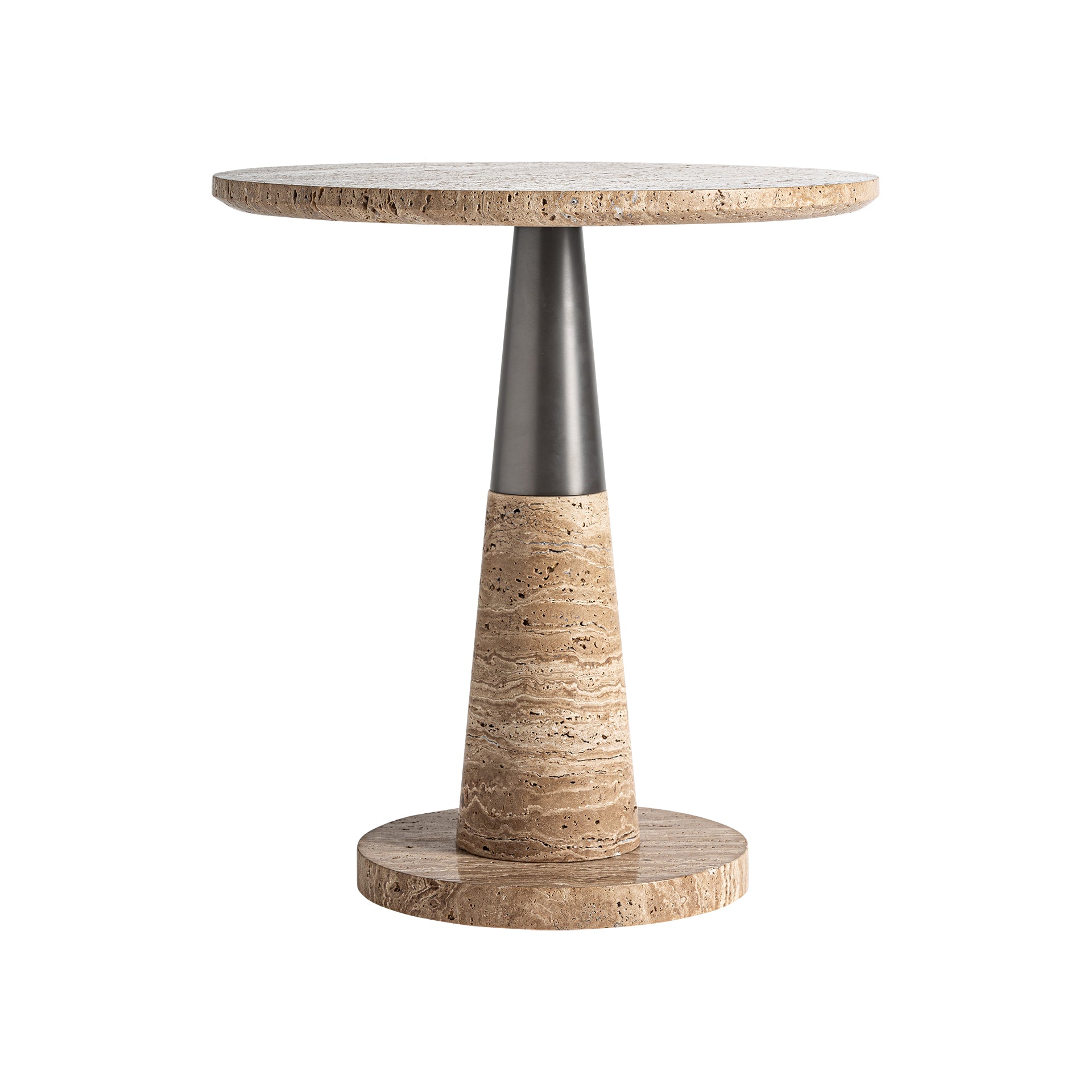 Rust Side Table - Brown 50cm x 50cm x 54cm designed by VICAL for ...