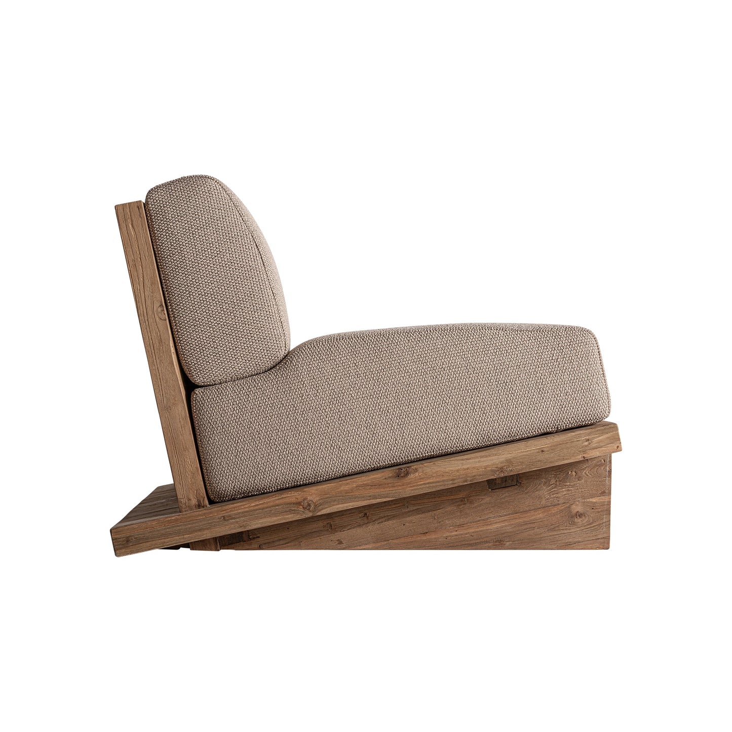 Pure Armchair in Brown/Beige Colour