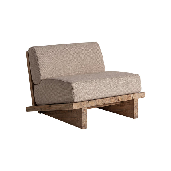 Pure Armchair in Brown/Beige Colour