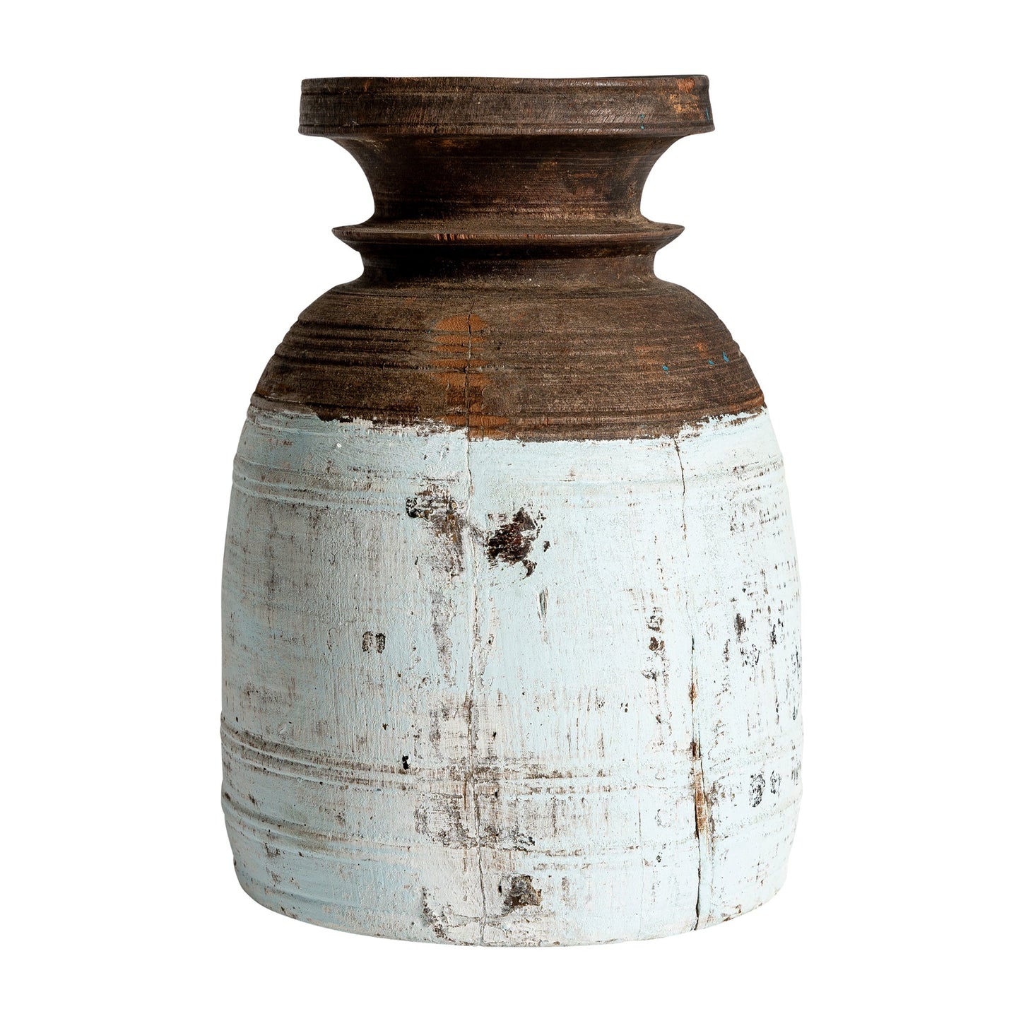 Jarrón Kalid en Color Tonos En Marrón